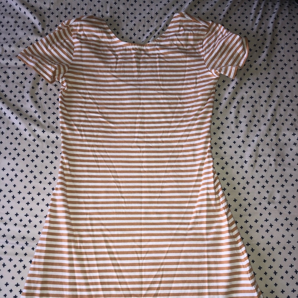 Yellow stripe sundress